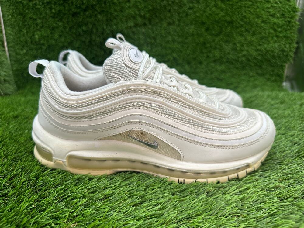 Nike Air Max 97 921826-101 Athletic Sneaker Men's 7.5 White Synthetic Running